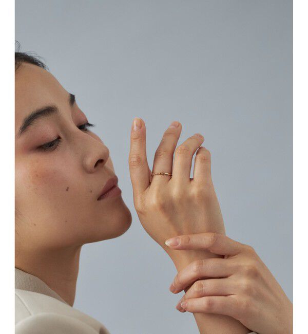 Jouete「[レイヤー] K10YG リング オレンジサファイア」|リング|