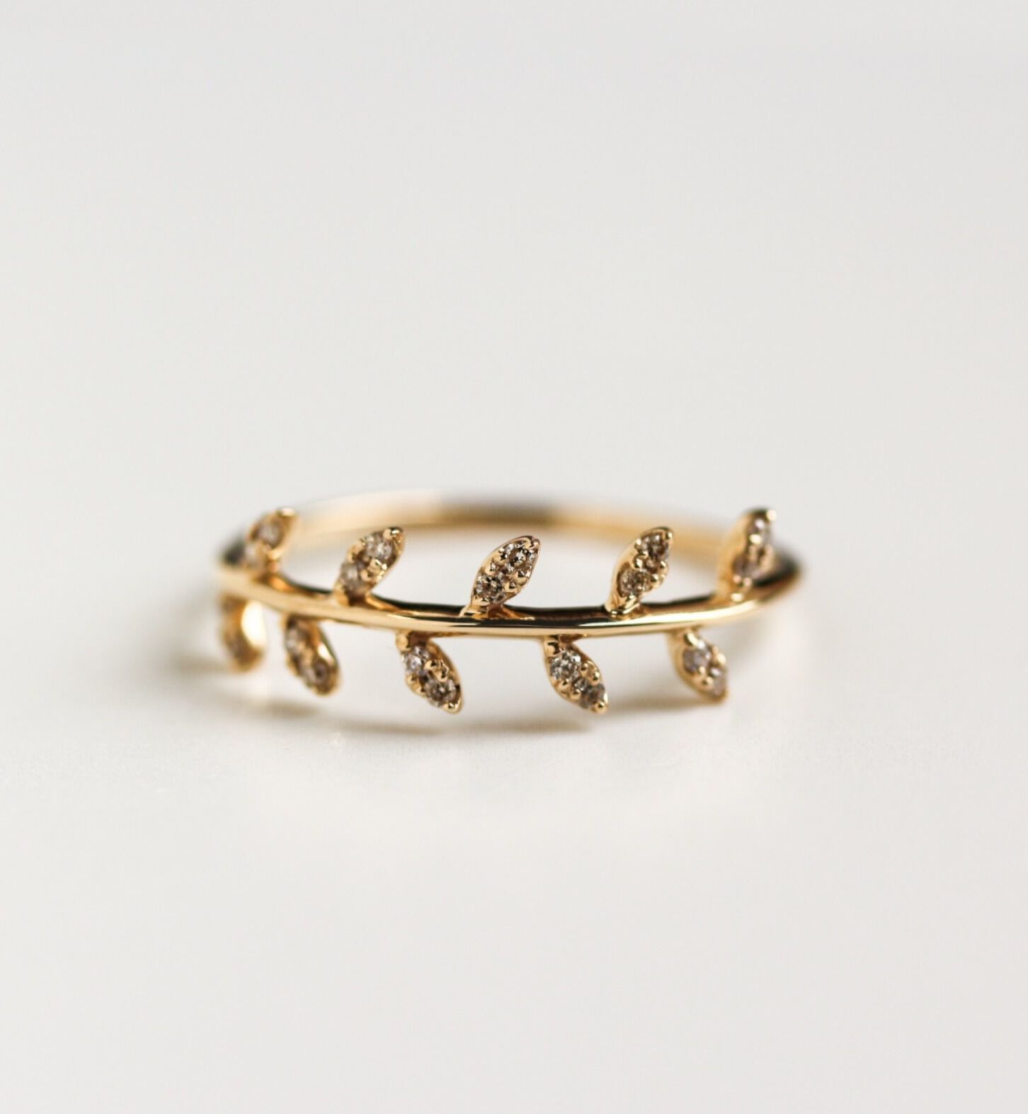  「ダイヤモンド サピン リング | K10YG」|リング|