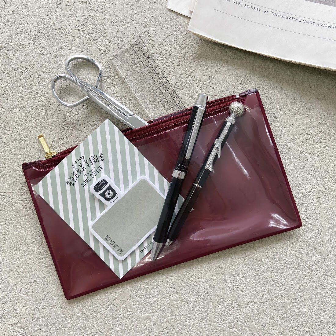  「抗菌・マルチ　ケース　ヨコ／ＪＯＵＲＮＡＬＩＥＲ」|ポーチ|ワイン