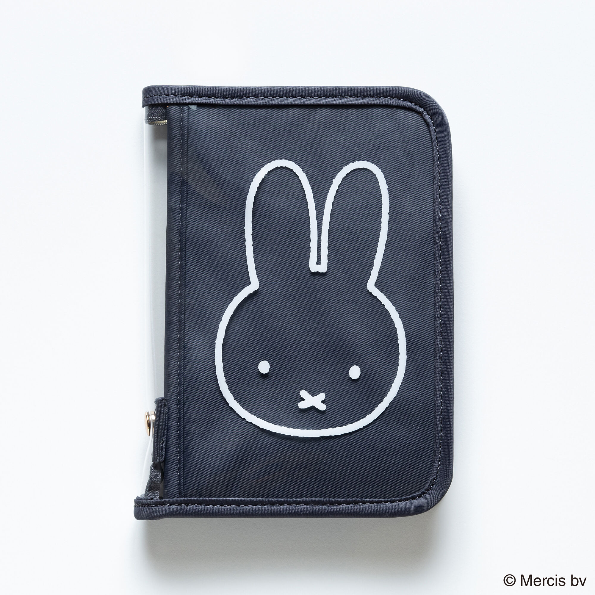  「MIFFY CLEARマルチケース」|ポーチ|BLK