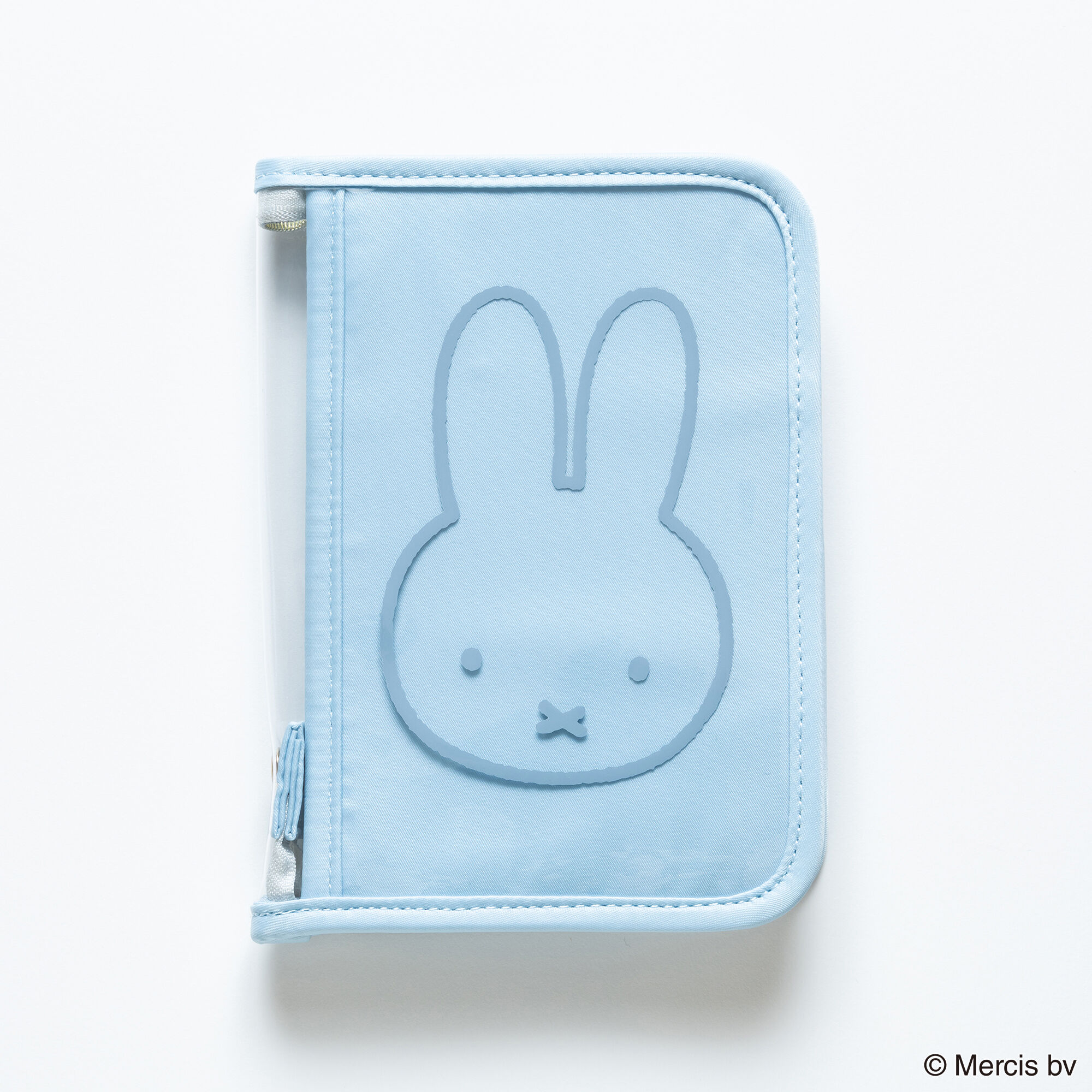  「MIFFY CLEARマルチケース」|ポーチ|BLU