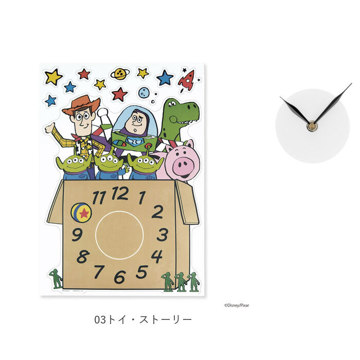 BACKYARD FAMILY「ウォールクロック ステッカー 通販 ディズニー グッズ 壁掛け時計 時計 クロック キャラクター」|クロック・置時計|