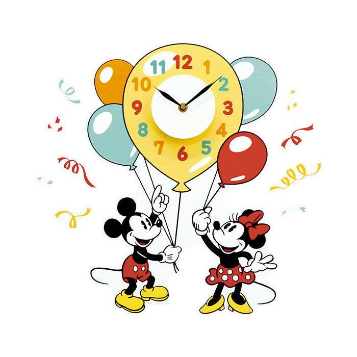 BACKYARD FAMILY「ウォールクロック ステッカー 通販 ディズニー グッズ 壁掛け時計 時計 クロック キャラクター」|クロック・置時計|
