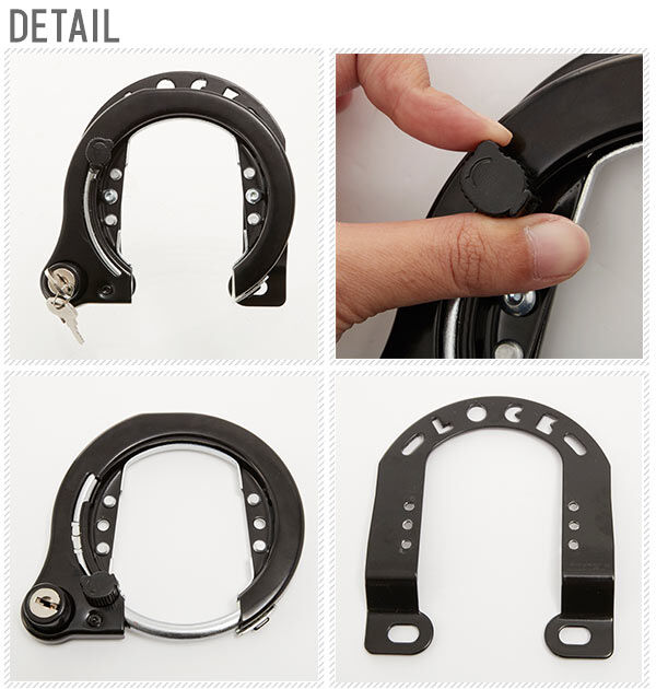 BACKYARD FAMILY「リング錠 GORIN ゴリン 通販 自転車 鍵 カンチ止 クロスバイク MTB ATB 大型」|その他|