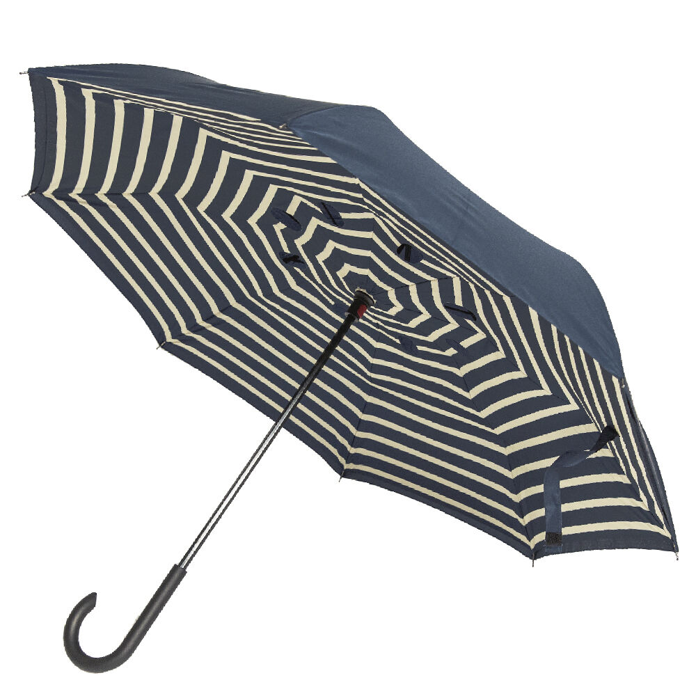 BACKYARD FAMILY「2重傘 逆さ傘 長傘 circus サーカス 通販 レディース メンズ 逆さま傘 逆向き」|傘|ブルー3