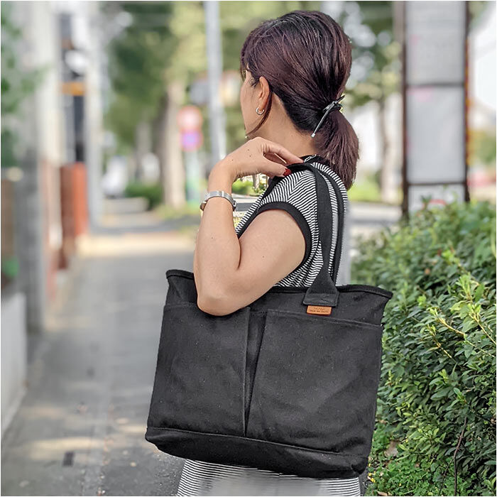 BACKYARD FAMILY「トートバッグ 仕切りあり キャンバス 大きめ 通販 キャンバストート 仕切り 大容量 自立 肩掛け」|トートバッグ|