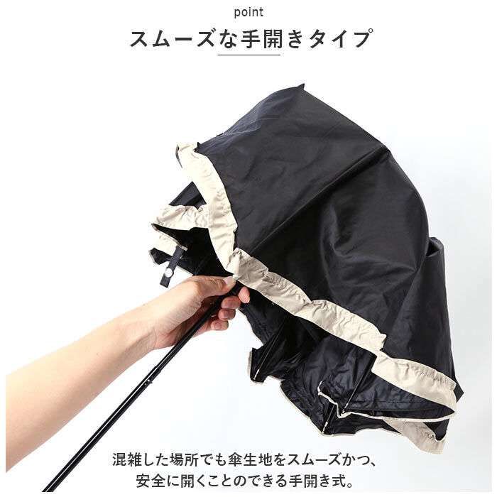 BACKYARD FAMILY「because ビコーズ 晴雨兼用傘 折りたたみ傘 遮光性 通販 傘 折り畳み傘 雨傘 日傘」|傘|