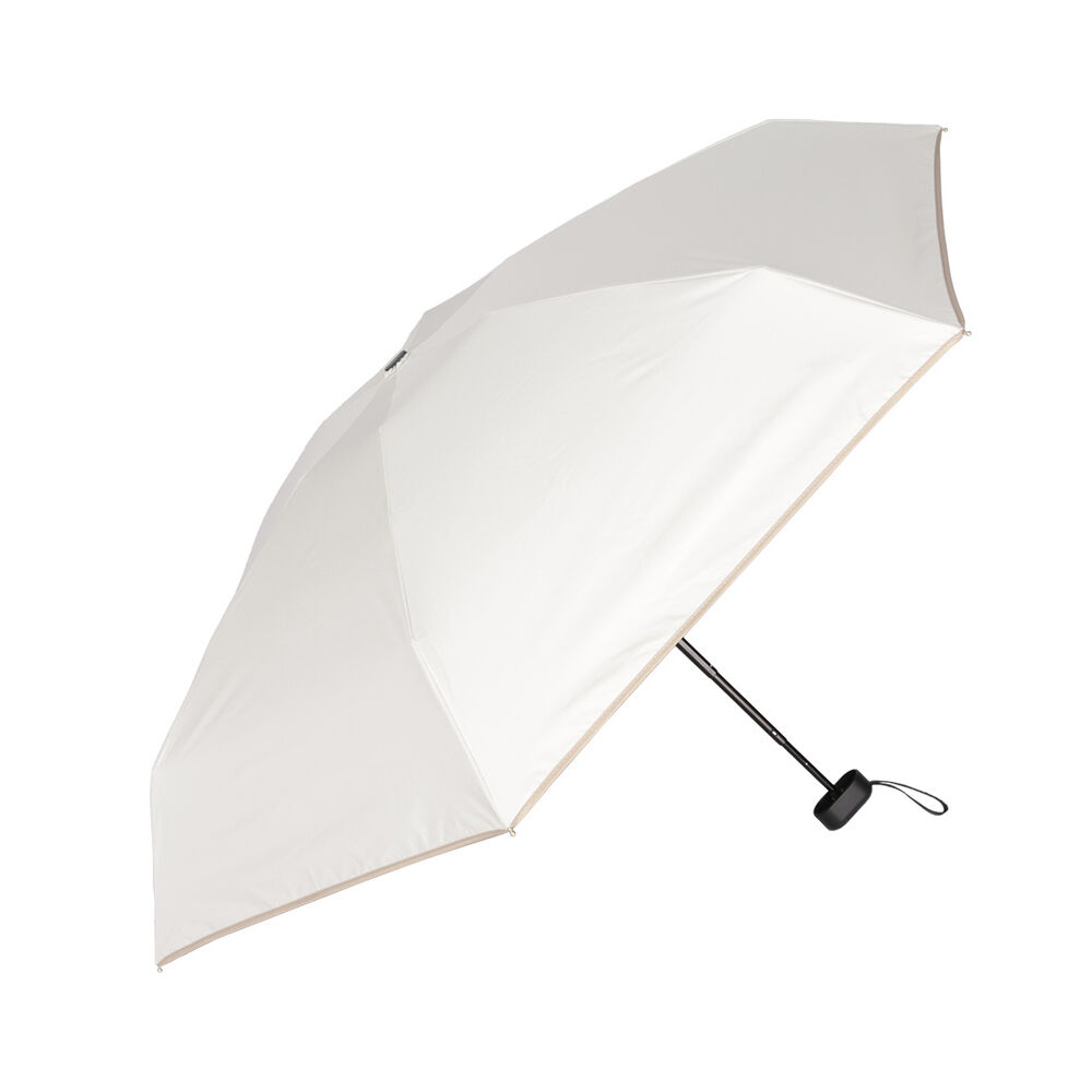 BACKYARD FAMILY「KIZAWA 折りたたみ傘 通販 日傘 折りたたみ 完全遮光 傘 50cm 折畳み傘 晴雨兼用」|傘|ホワイト1