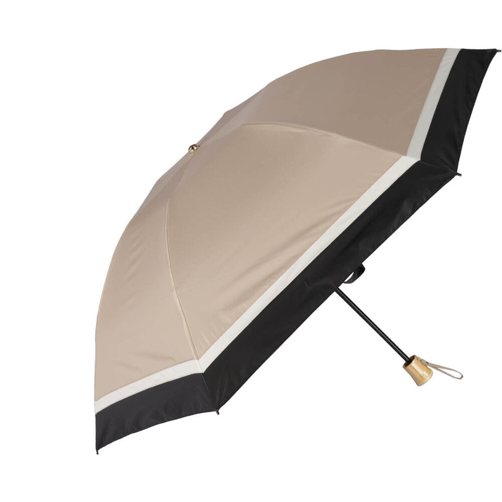 BACKYARD FAMILY「KIZAWA 折りたたみ傘 通販 日傘 折りたたみ 完全遮光 傘 55cm 折畳み傘 晴雨兼用」|傘|ブラック2