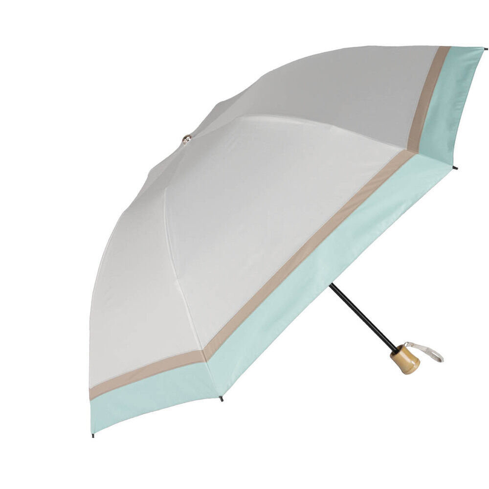 BACKYARD FAMILY「KIZAWA 折りたたみ傘 通販 日傘 折りたたみ 完全遮光 傘 55cm 折畳み傘 晴雨兼用」|傘|グリーン1