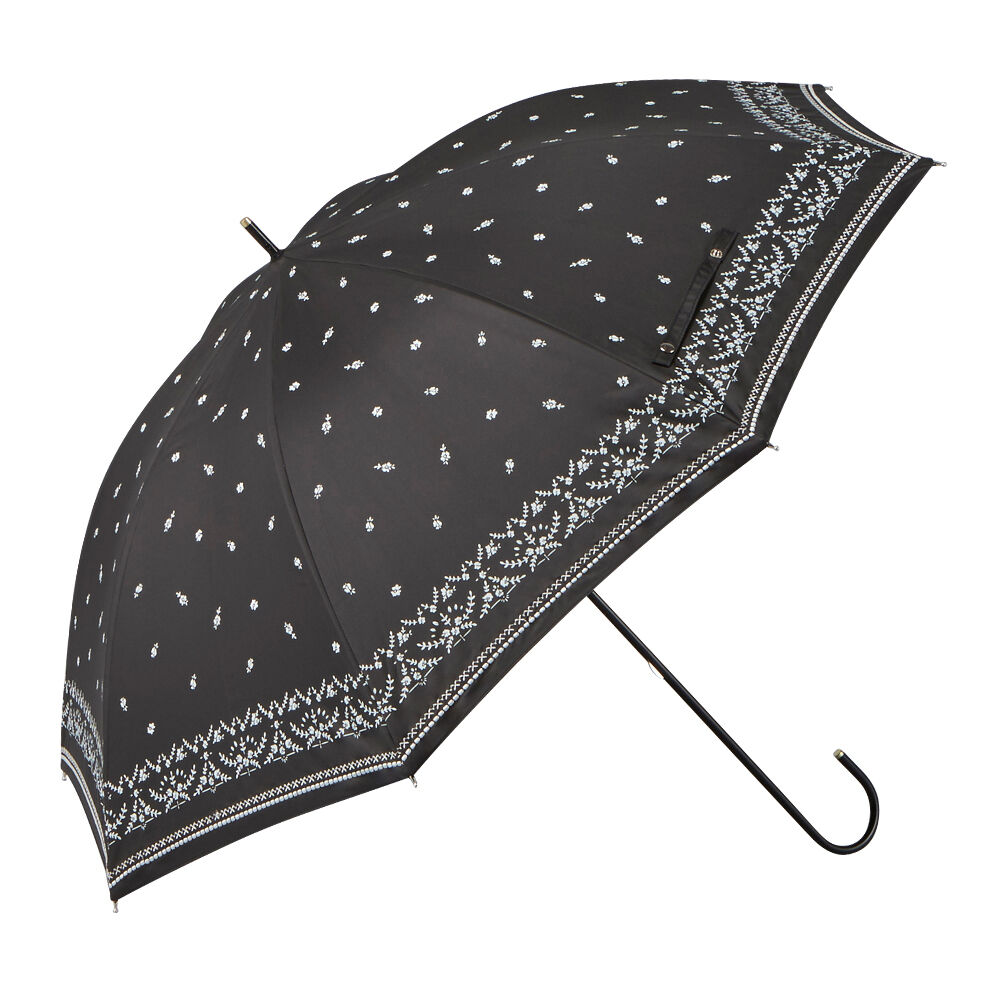 BACKYARD FAMILY「晴雨兼用傘 50cm 長傘 レディース 通販 雨傘 日傘 傘 かさ カサ 婦人傘 晴雨兼用 柄」|傘|ブラック5