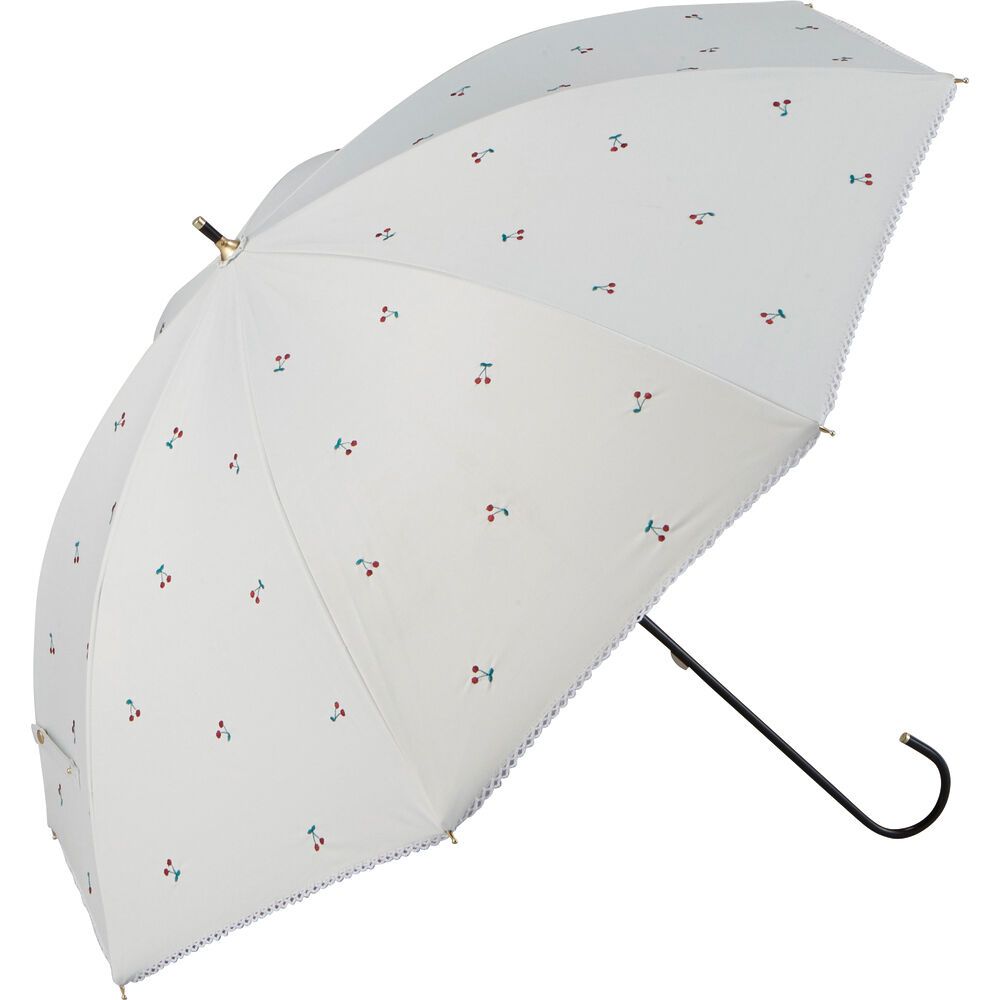 BACKYARD FAMILY「晴雨兼用傘 50cm 長傘 レディース 通販 雨傘 日傘 傘 かさ カサ 婦人傘 晴雨兼用 柄」|傘|ベージュ1