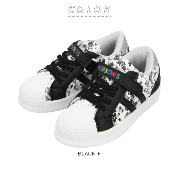 BACKYARD FAMILY「パーソンズ PERSONS キッズ スニーカー 通販 ローカット 軽量 マジックテープ ゴム紐」|スリッポン|