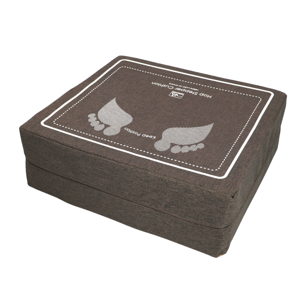 BACKYARD FAMILY「トランポリン クッション 通販 踏み台昇降 ホップ ステッパー スツール オットマン ジャンプ」|スポーツ|ブラウン1