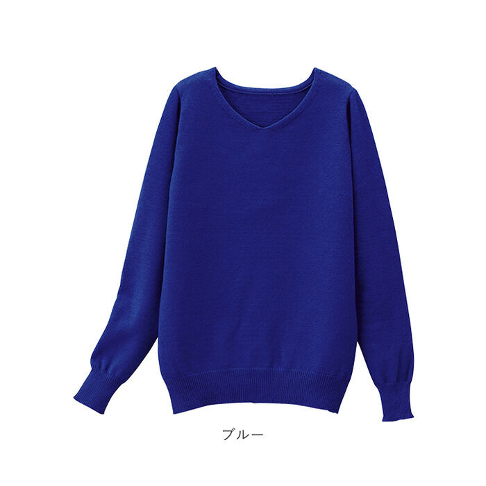 BACKYARD FAMILY「ニット 秋 レディース きれいめ 通販 セーター Vネックセーター プルオーバー 静電気 防止 服」|ニット・セーター|