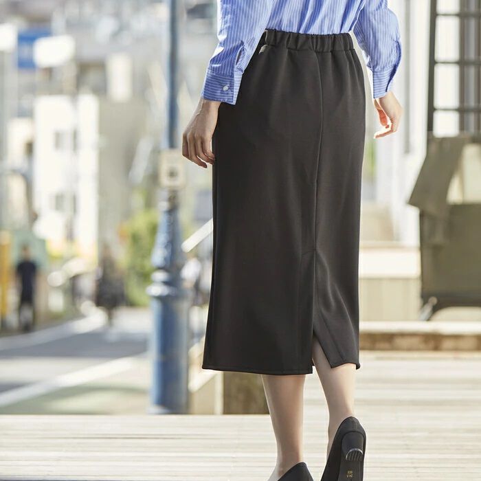 BACKYARD FAMILY「スカート ミモレ丈 オフィス 通販 タイトスカート ロングスカート ミディアム丈スカート」|スカート|