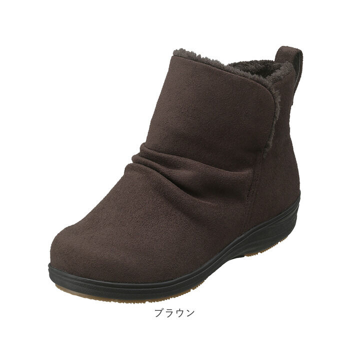 BACKYARD FAMILY「パンジー ブーツ pansy 4690 通販 ショートブーツ 婦人靴 レディース シューズ 幅広」|ショートブーツ|