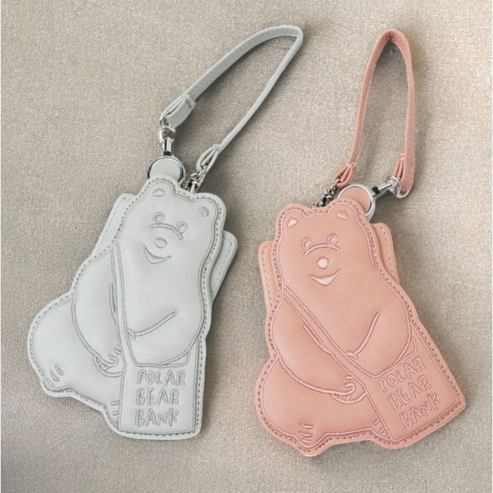BACKYARD FAMILY「ポーラーベアバンク パスケース 通販 リール付きパスケース 定期入れ 定期券ケース パス ケース」|定期入れ|