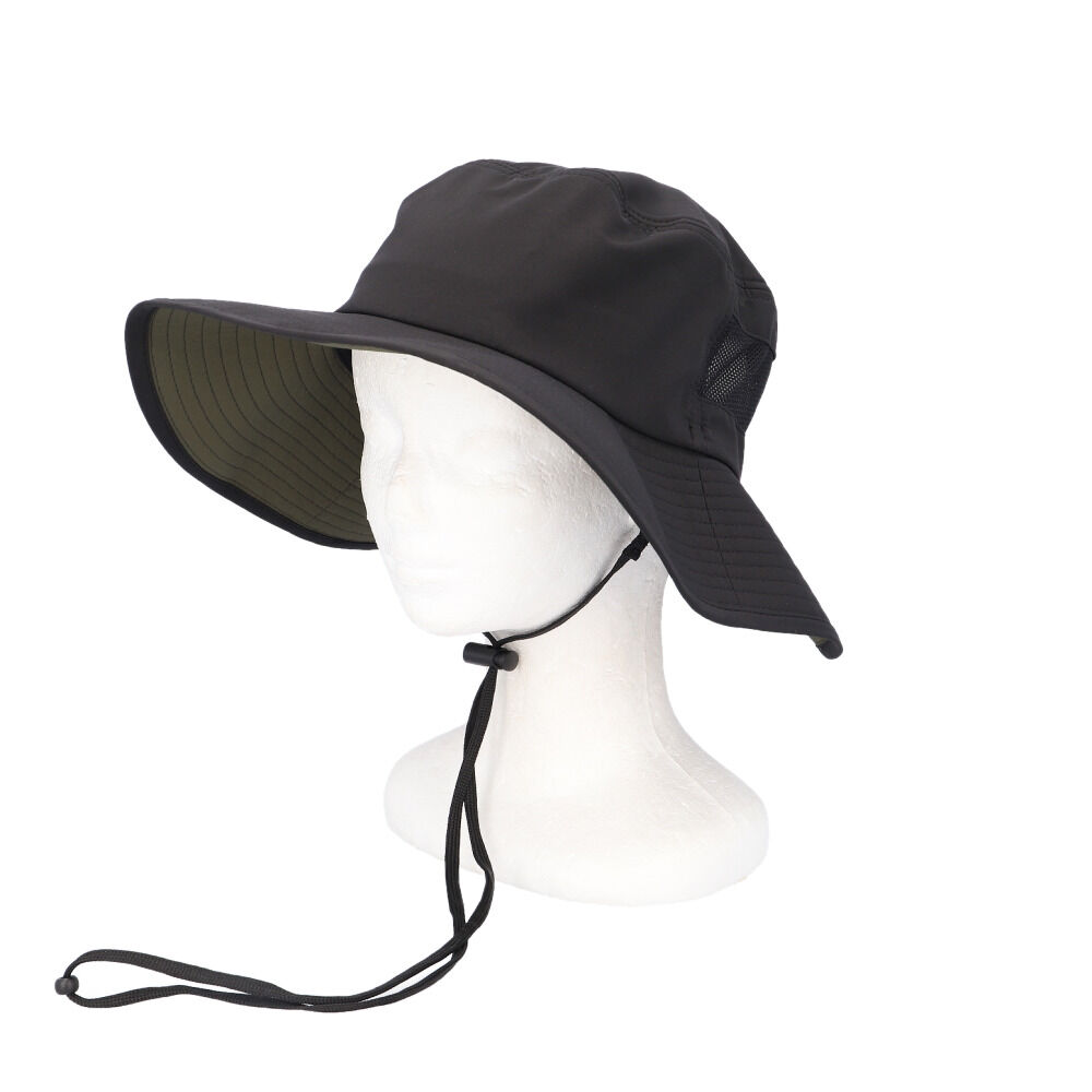 BACKYARD FAMILY「アドベンチャーハット 通販 サファリハット 日よけ帽子 折り畳み 折りたたみ 軽量 軽い」|ハット|ブラック1
