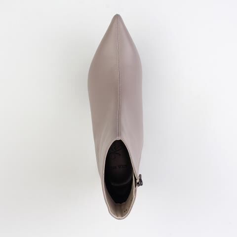 銀座かねまつ「LSFW2562STEGRE　【本革】【防水】アクアベルクリアヒールショートブーツ」|ショートブーツ|