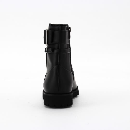 銀座かねまつ「LSFU2568STEBLK 【本革】【防水】アクアベルショートブーツ」|ショートブーツ|