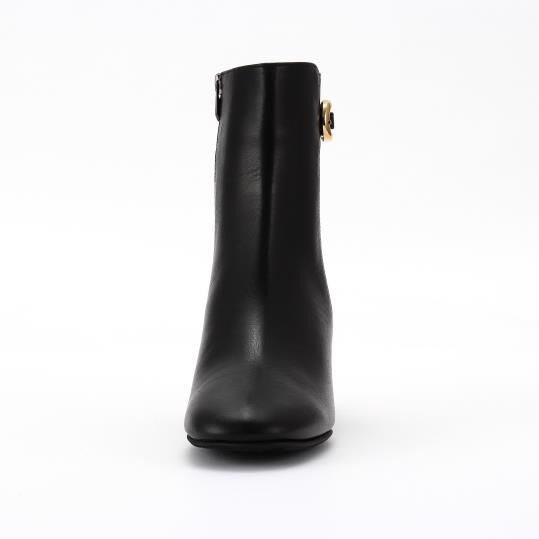 銀座かねまつ「NB258106STEBLK 【防水】【本革】アクアベルショートブーツ」|ショートブーツ|