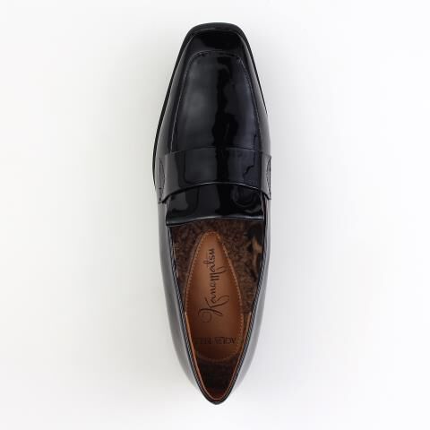 銀座かねまつ「KN255301ENABLK 【本革】【防水】アクアベルソフトローファー」|パンプス|