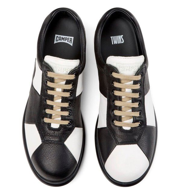 CAMPER「[カンペール] TWINS / レザースニーカー」|スニーカー|ブラック