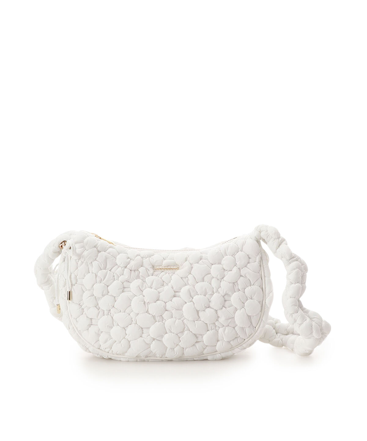 Samantha Vega「フラワーキルトショルダーバッグ」|ショルダー・メッセンジャー|ホワイト