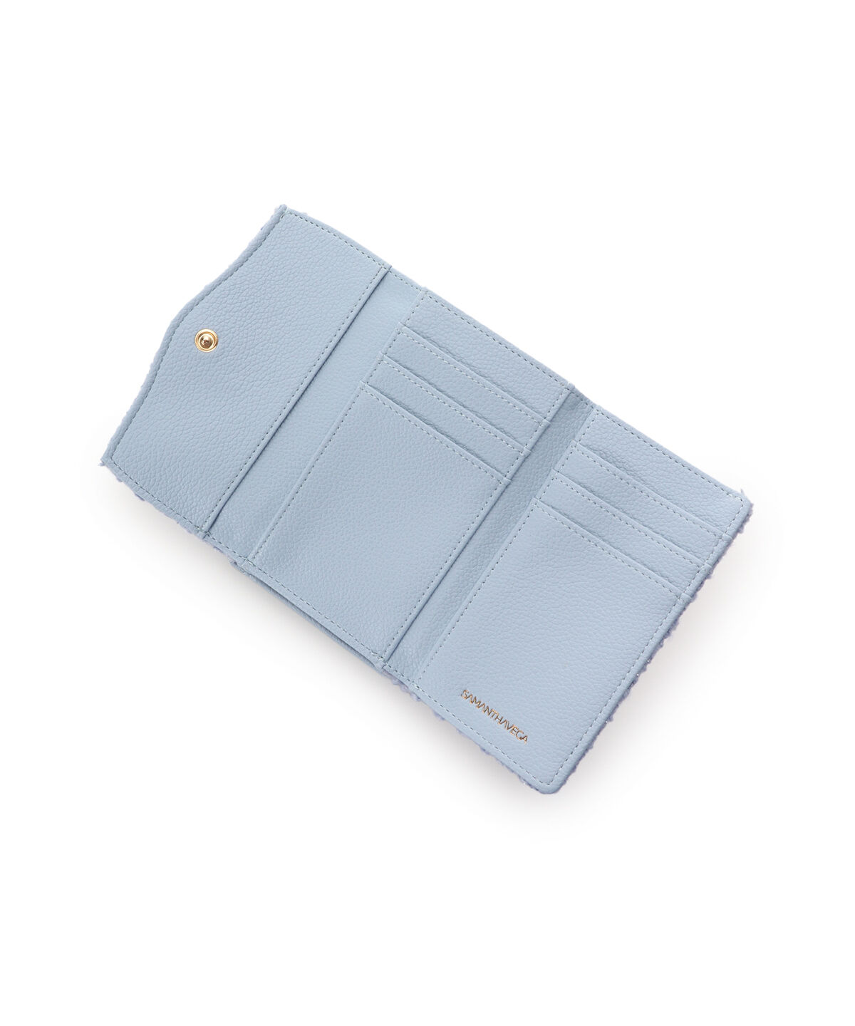 Samantha Vega「ソリッドリボンツイード折財布」|財布|