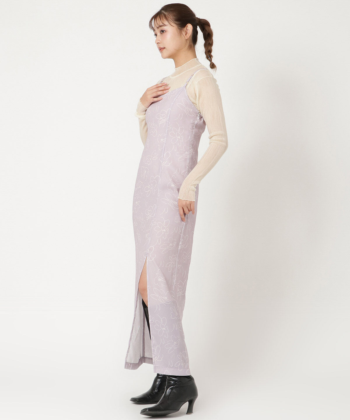 REDYAZEL「オリジナルフラワープリントキャミワンピース」|ワンピース|