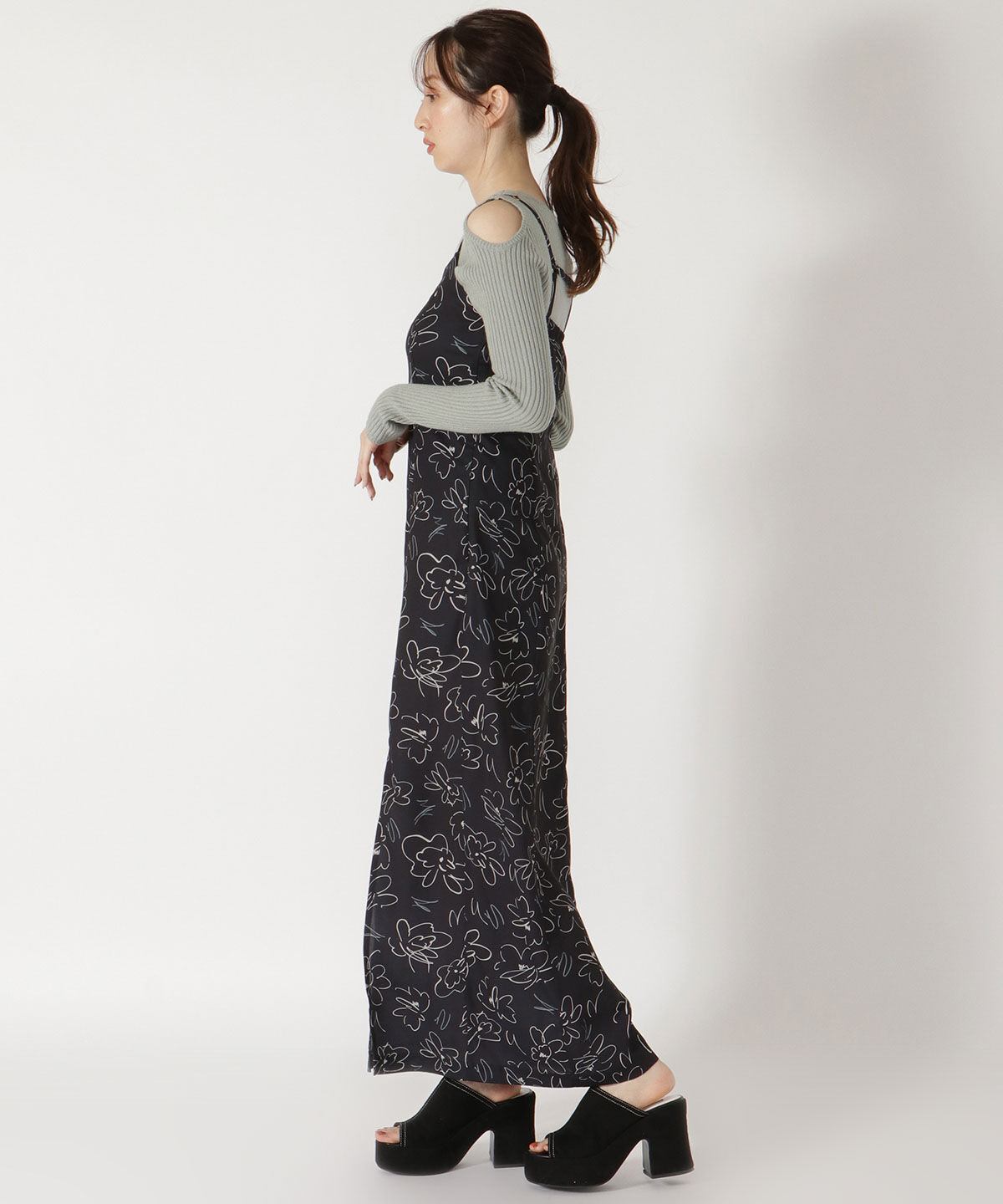 REDYAZEL「オリジナルフラワープリントキャミワンピース」|ワンピース|