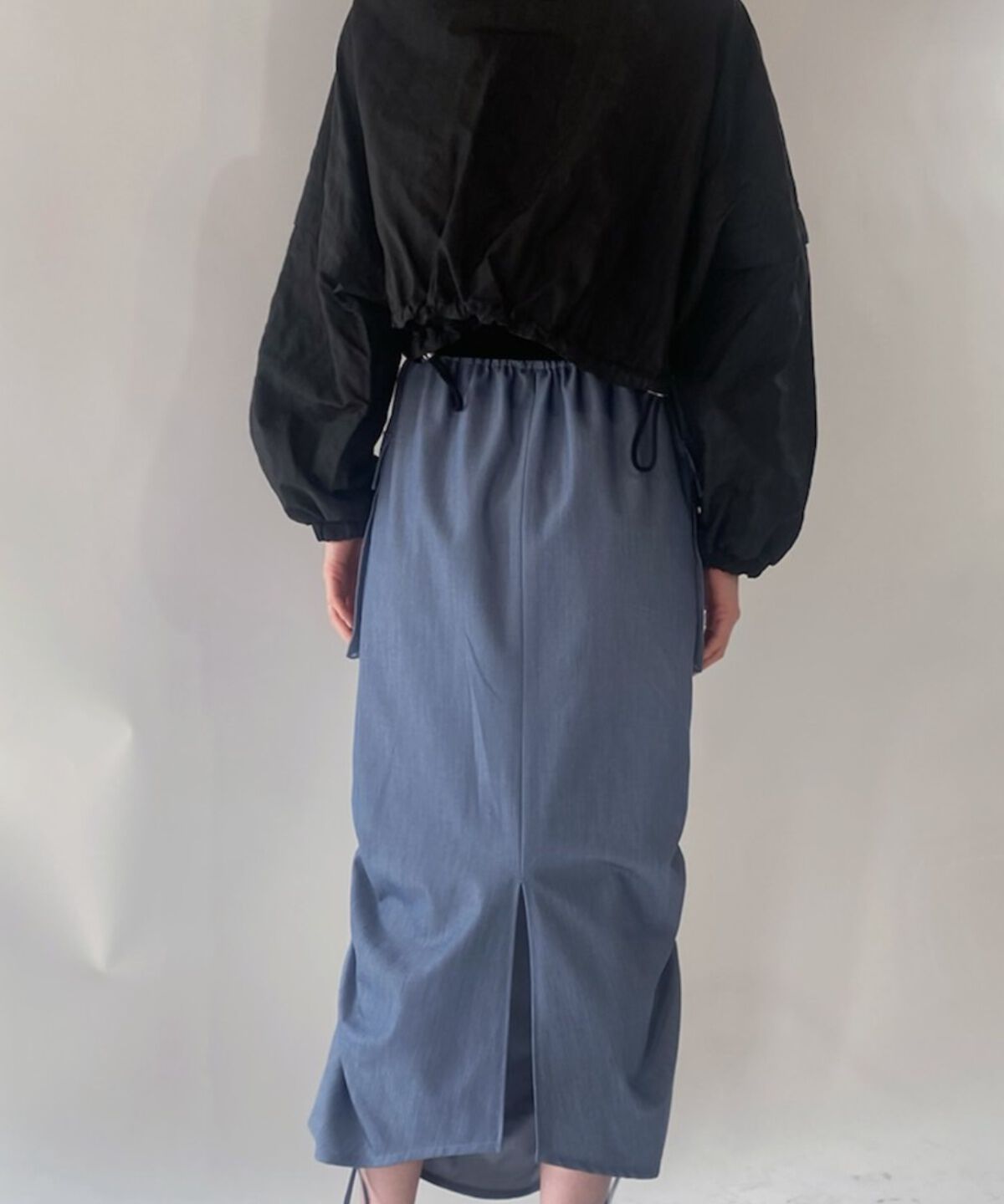 REDYAZEL「ミリタリーポケットデザインドロストマキシスカート」|タイト|