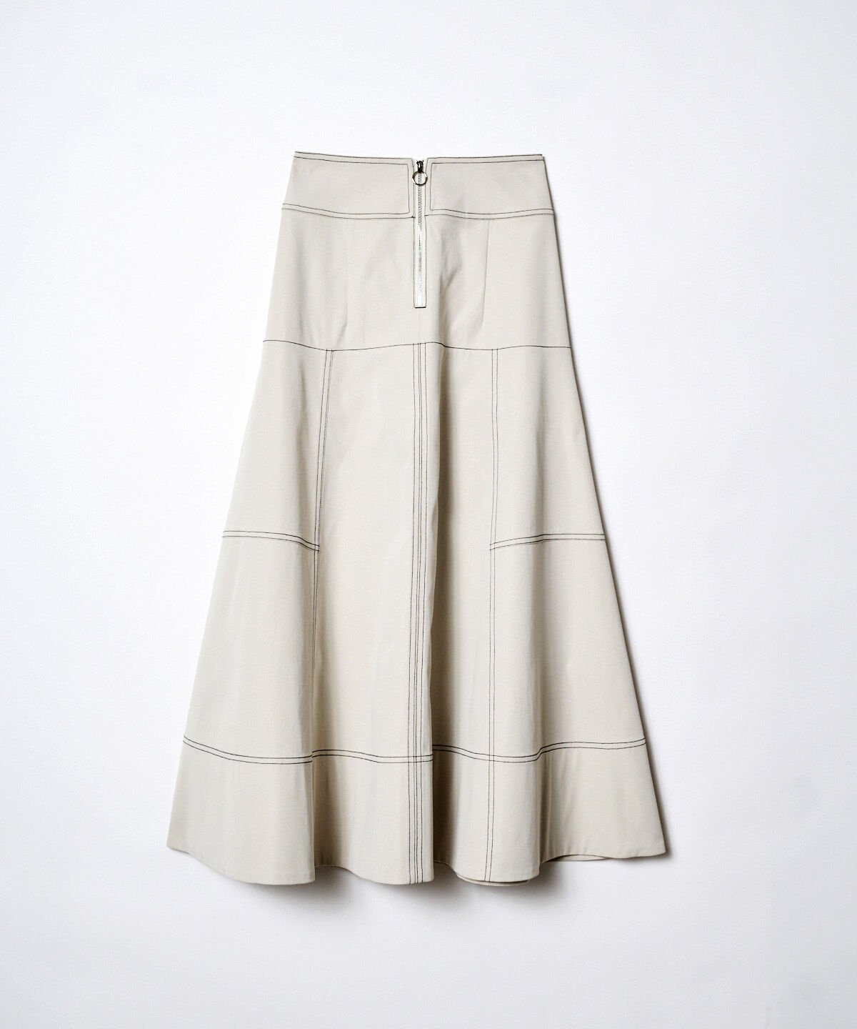 REDYAZEL「配色ステッチフレアスカート」|フレア|