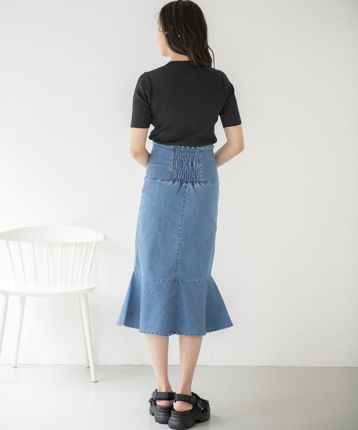 REDYAZEL「デニムマーメイドスカート」|スカート|