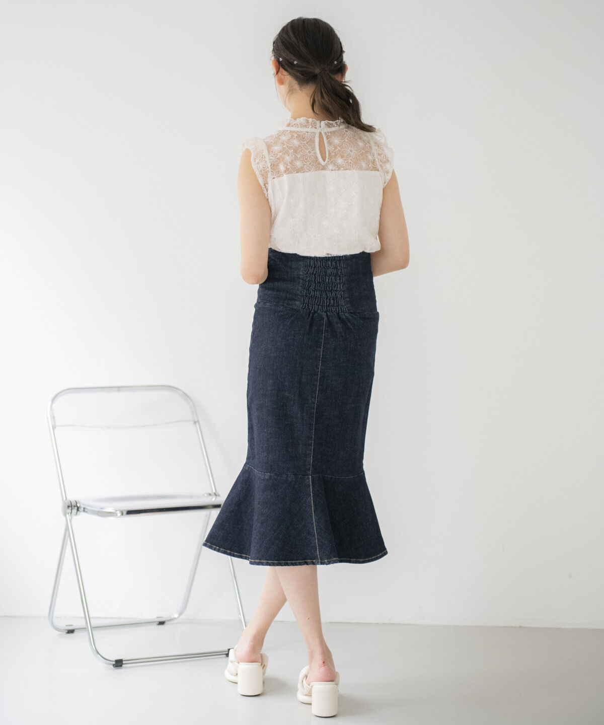 REDYAZEL「デニムマーメイドスカート」|スカート|