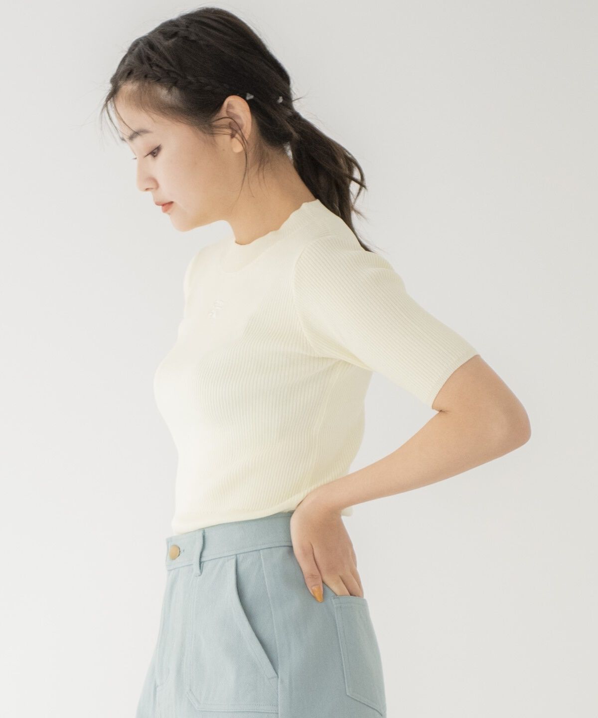 REDYAZEL「ロゴ刺繍ニット」|ニット・セーター|