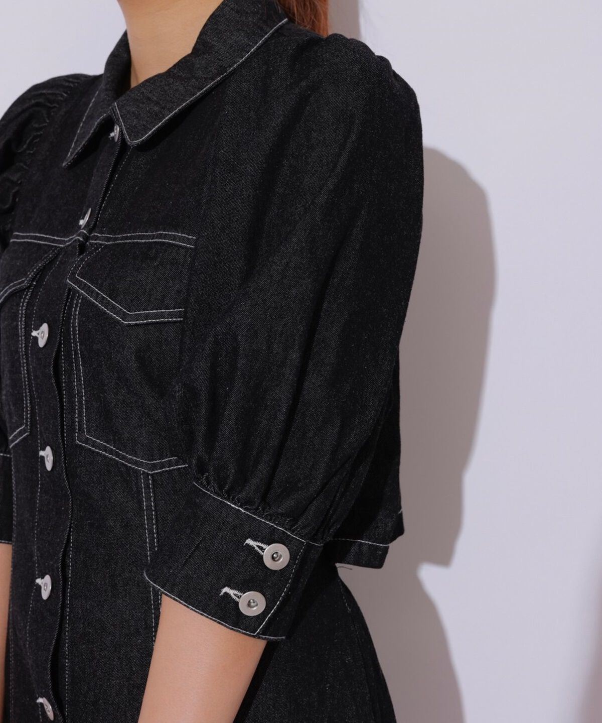 REDYAZEL「ボリュームスリーブワンピース」|ワンピース|