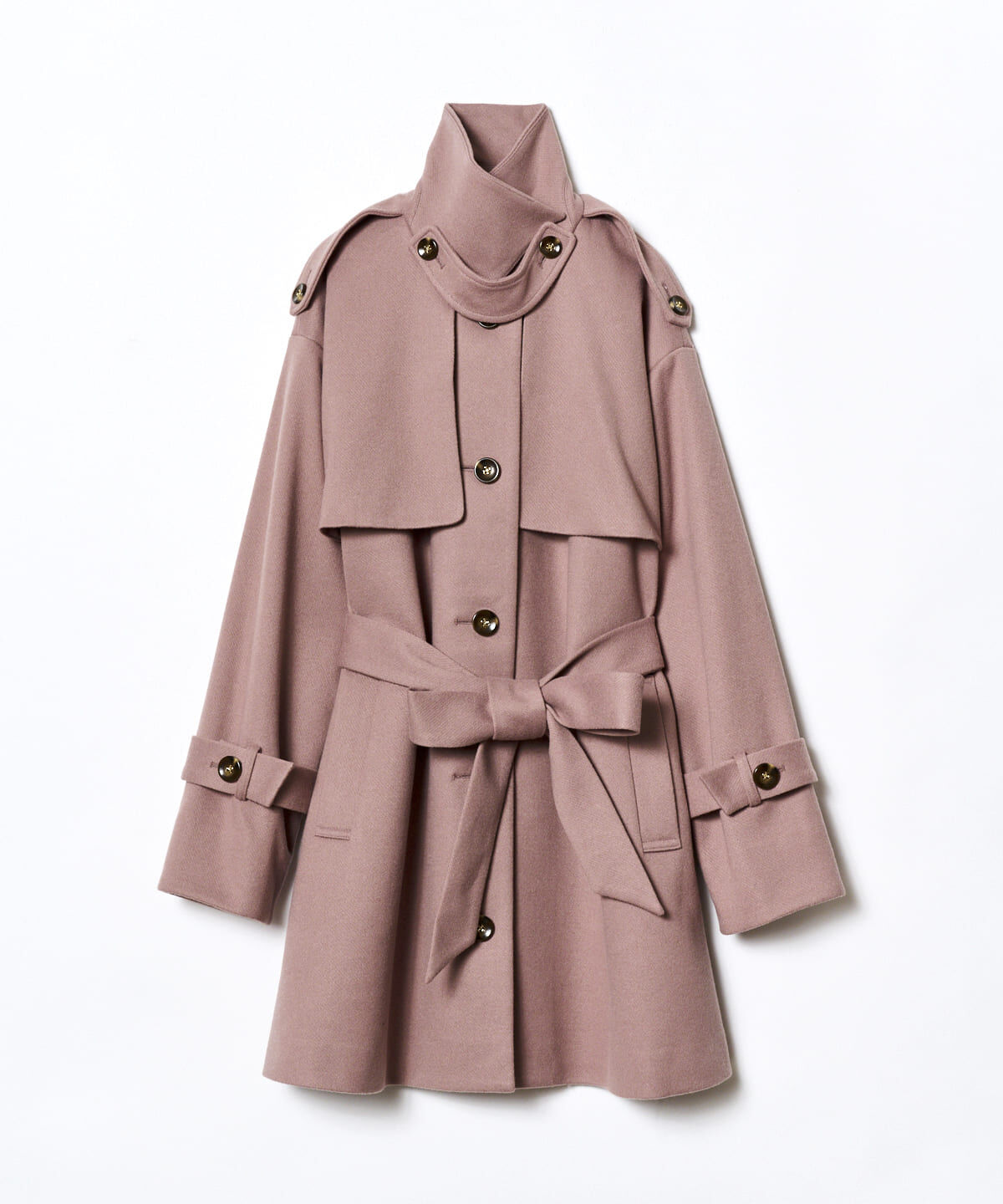 REDYAZEL「スタンドカラーショートコート」|ステンカラーコート|