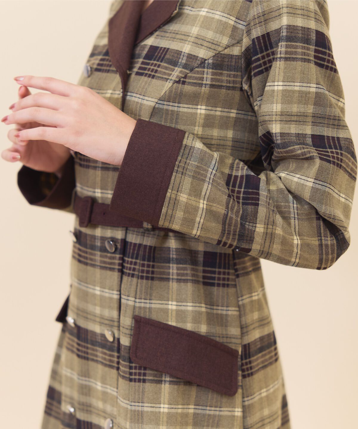 REDYAZEL「チェックダブルミニワンピース」|ワンピース|