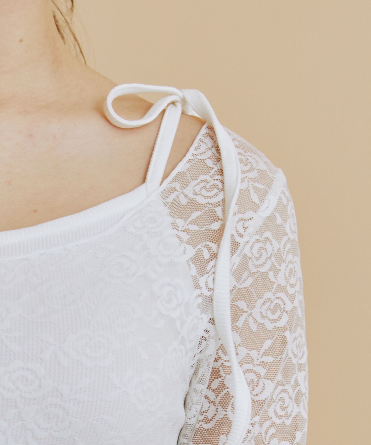 REDYAZEL「レーストップス＆リボンショルダーキャミソールセット」|Tシャツ・カットソー|