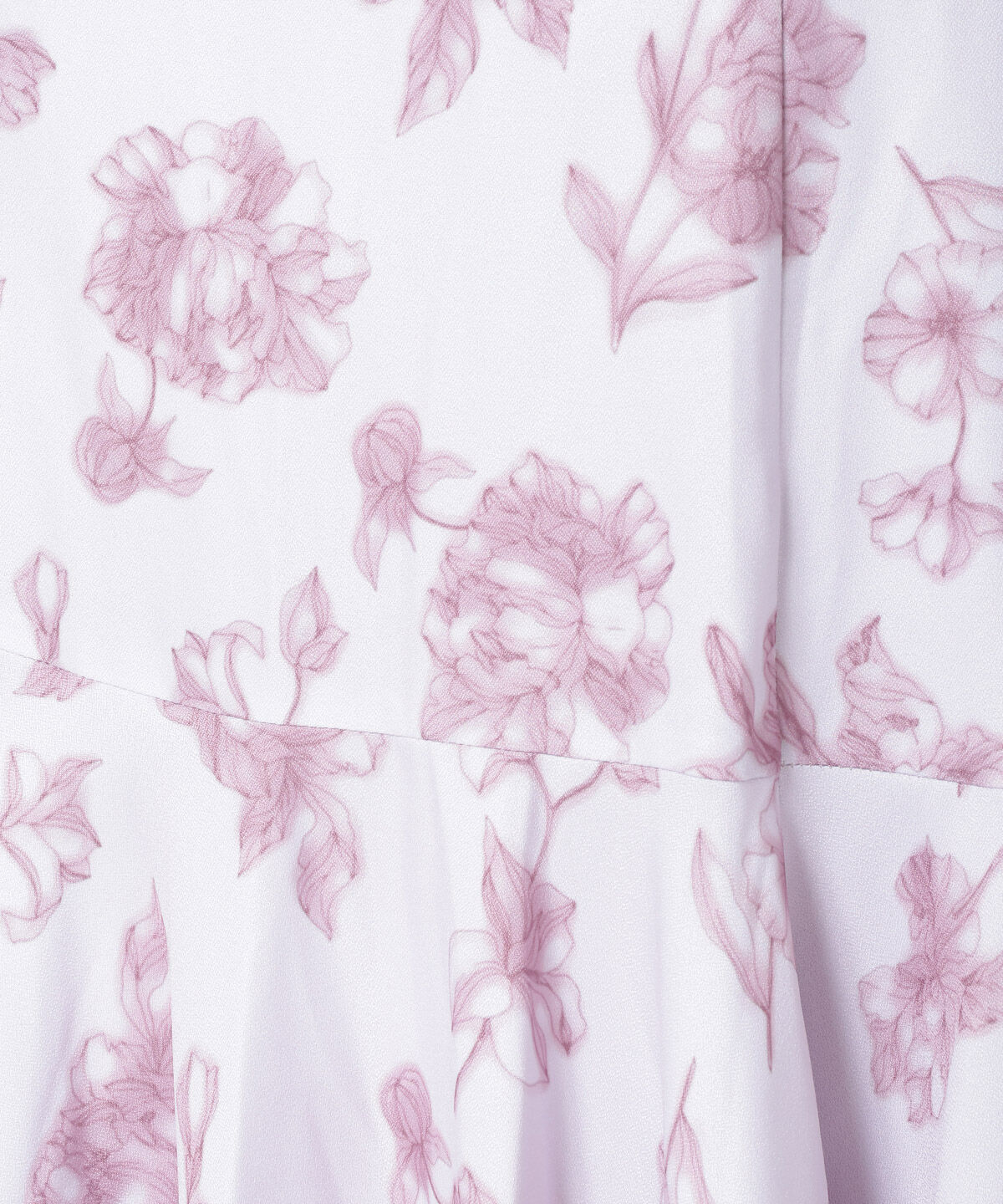 WILLSELECTION「ラインフラワーボリュームスカート」|フレア|