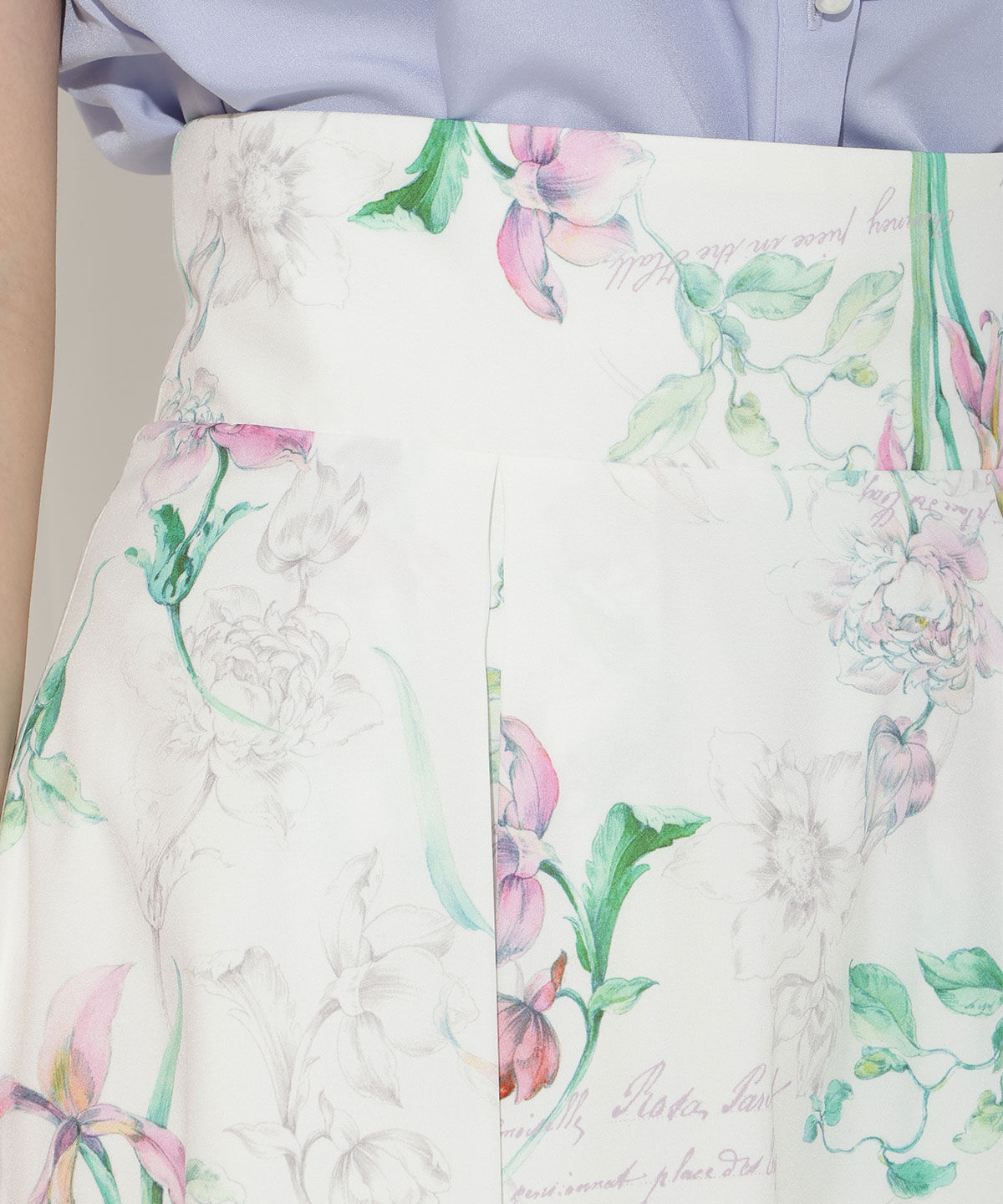 WILLSELECTION「ボタニカルフラワータックフレアスカート」|フレア|