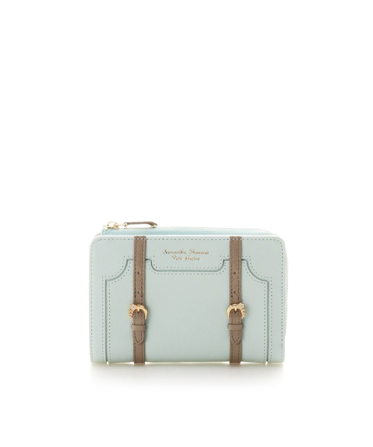 Samantha Thavasa Petit Choice「トロッターケースモチーフ 折財布」|財布|ミント