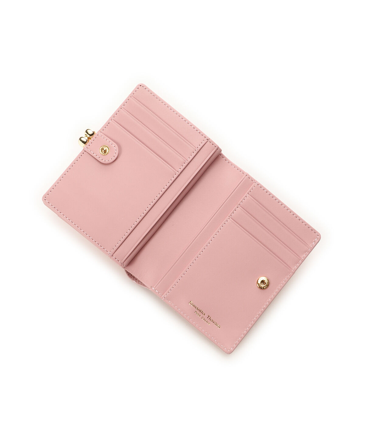 Samantha Thavasa Petit Choice「エナメルハート型押し 折財布」|財布|