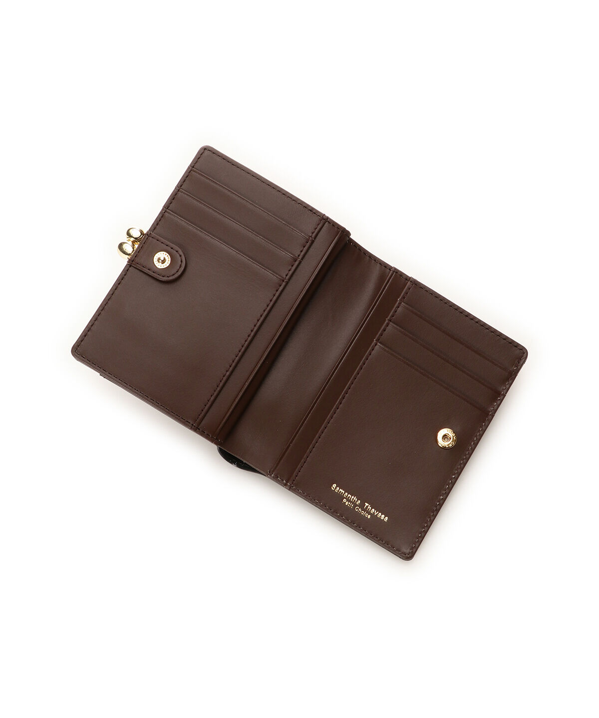 Samantha Thavasa Petit Choice「エナメルハート型押し 折財布」|財布|