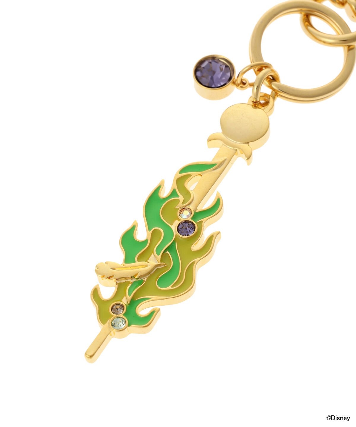 Samantha Thavasa Petit Choice「「ディズニーヴィランズ」コレクション キーリング「マレフィセント」」|チャーム・キーホルダー|