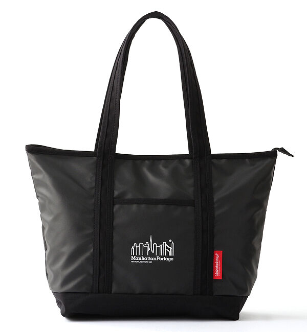 Manhattan Portage「MP Logo Printed Cherry Hill Tote Bag」|トートバッグ|BLK/WHT