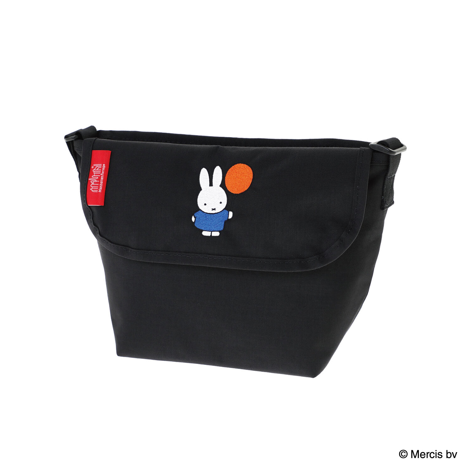 Manhattan Portage「NYLON MESSENGER BAG(XXS) BACK POCKET W/ DIVIDER MAGNET 500D CORDURA MIFFY 70TH」|ショルダー・メッセンジャー|BLK