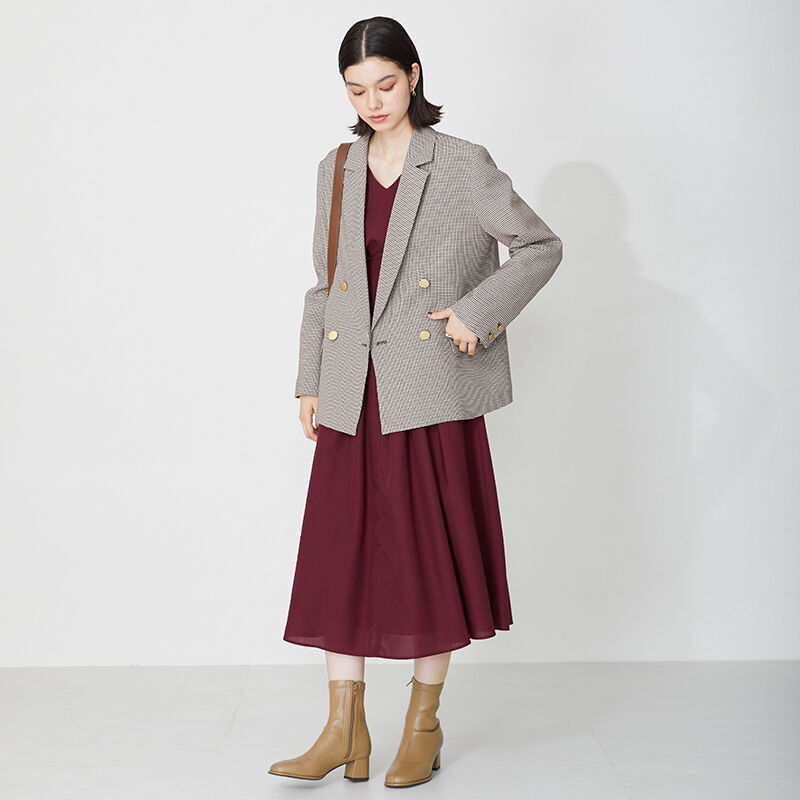 ORiental TRaffic「ラウンドトゥストレッチブーツ/31425」|ショートブーツ|